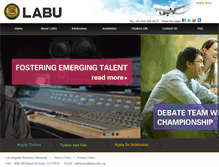 Tablet Screenshot of labuedu.org